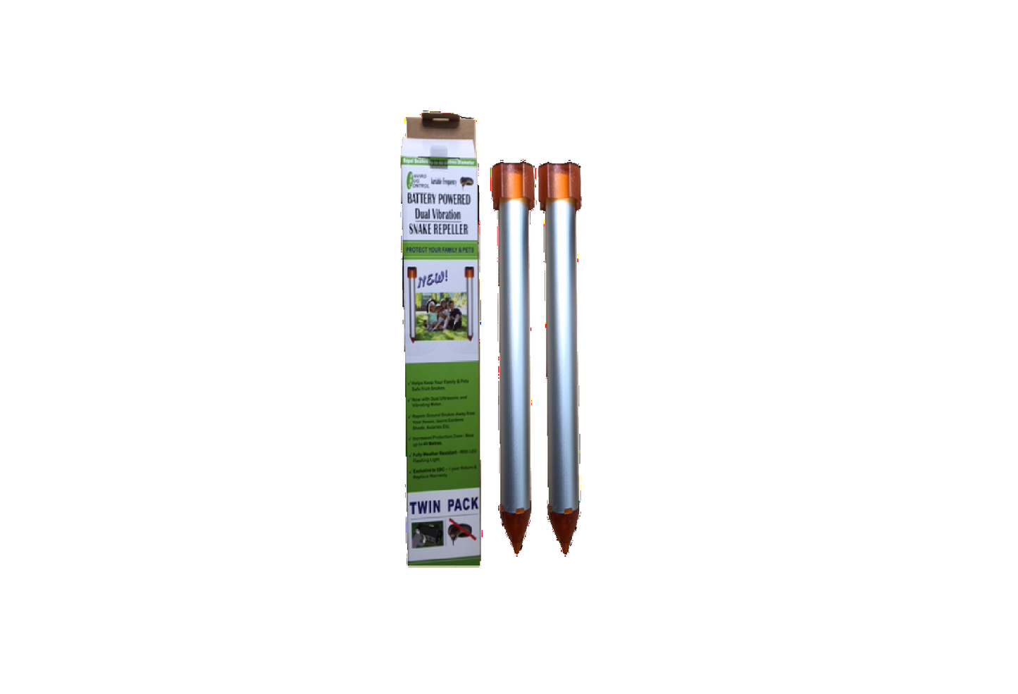 Enviro Bug Battery Snake Repeller 2 Pk