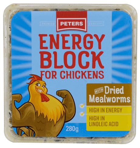 Peters Energy Blocks Dried Mealworms 280g