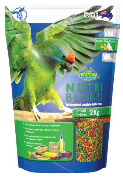 VETAFARM NUTRIBLEND PELLETS SMALL 2KG