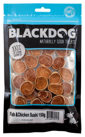 Black dog Fish and Chicken Sushi 150g