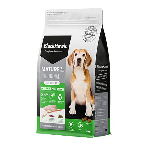 Blackhawk Original Mature 7+ Dog Chicken & Rice [Siz:3kg]