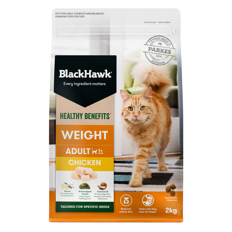 Blackhawk Adult Cat Healthy Benefits Weight Management Chicken [Siz:2kg]