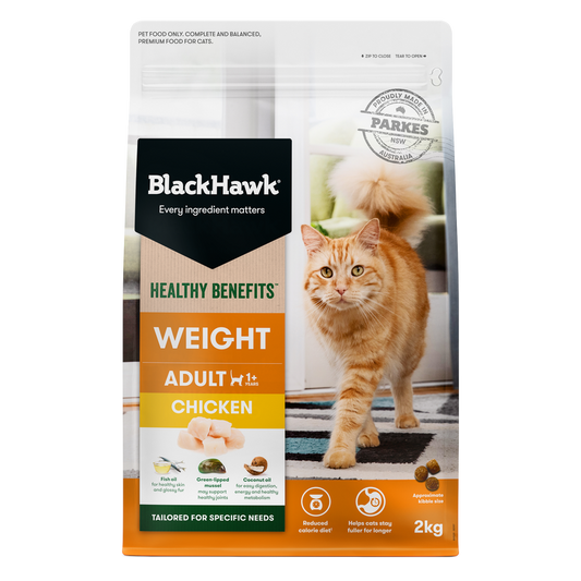 Blackhawk Adult Cat Healthy Benefits Weight Management Chicken [Siz:2kg]