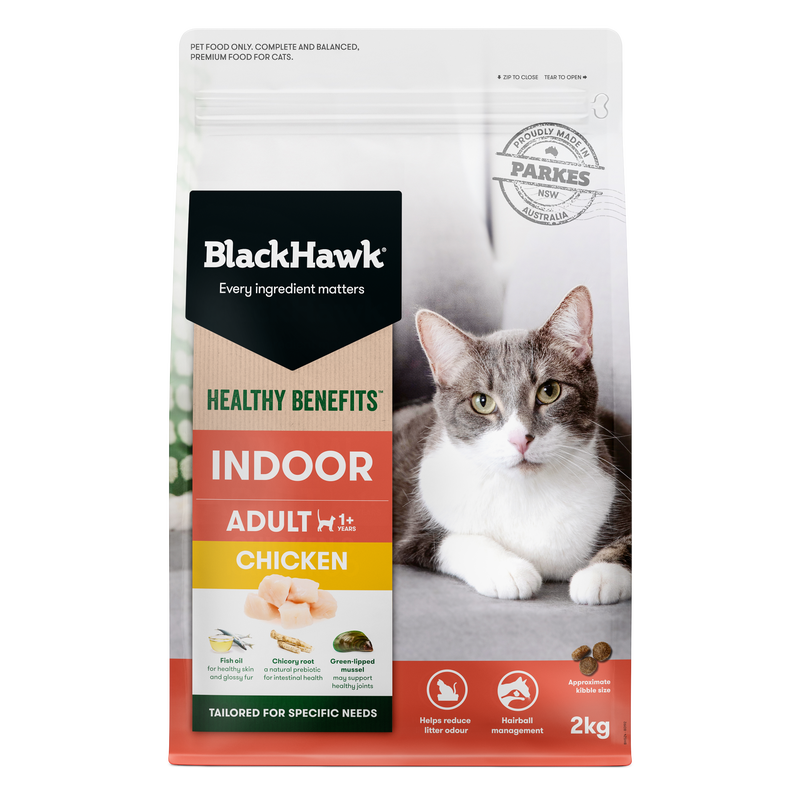 Blackhawk Adult Cat Healthy Benefits Indoor Chicken [Siz:2kg]