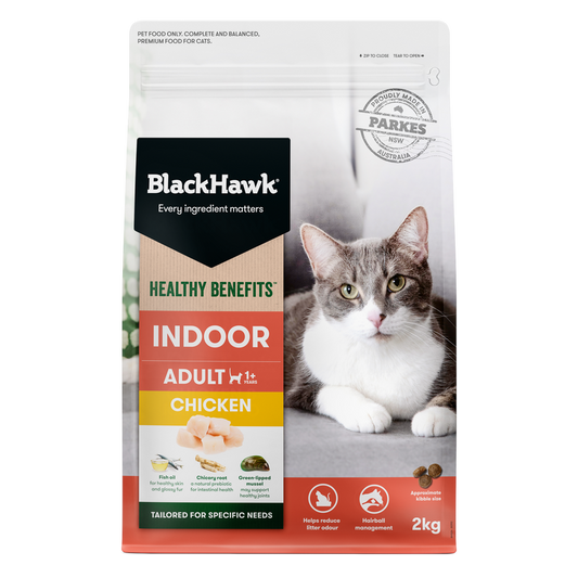 Blackhawk Adult Cat Healthy Benefits Indoor Chicken [Siz:2kg]