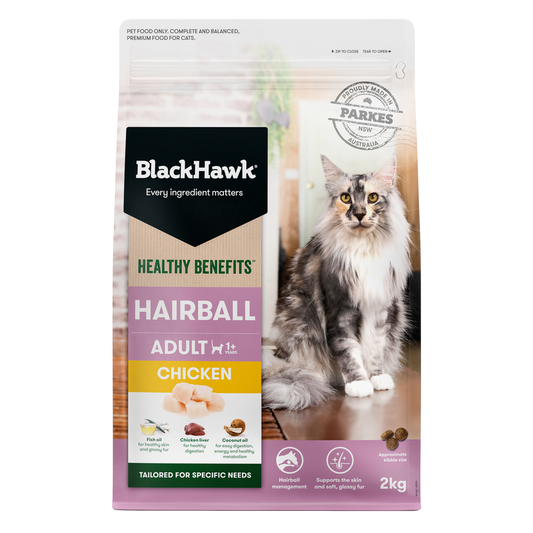 Blackhawk Adult Cat Healthy Benefits Hairball Chicken [Siz:2kg]