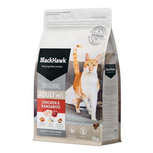 Blackhawk Original Adult Cat Chicken & Kangaroo [Siz:2kg]