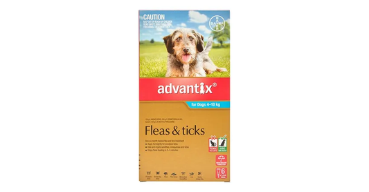 Bayer Advantix Dog 4-10kg (Medium) [Siz:3's]