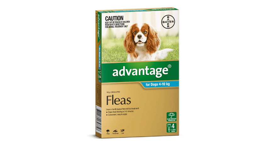 Bayer Advantage Dog 4-10kg (Medium) [Siz:4's]