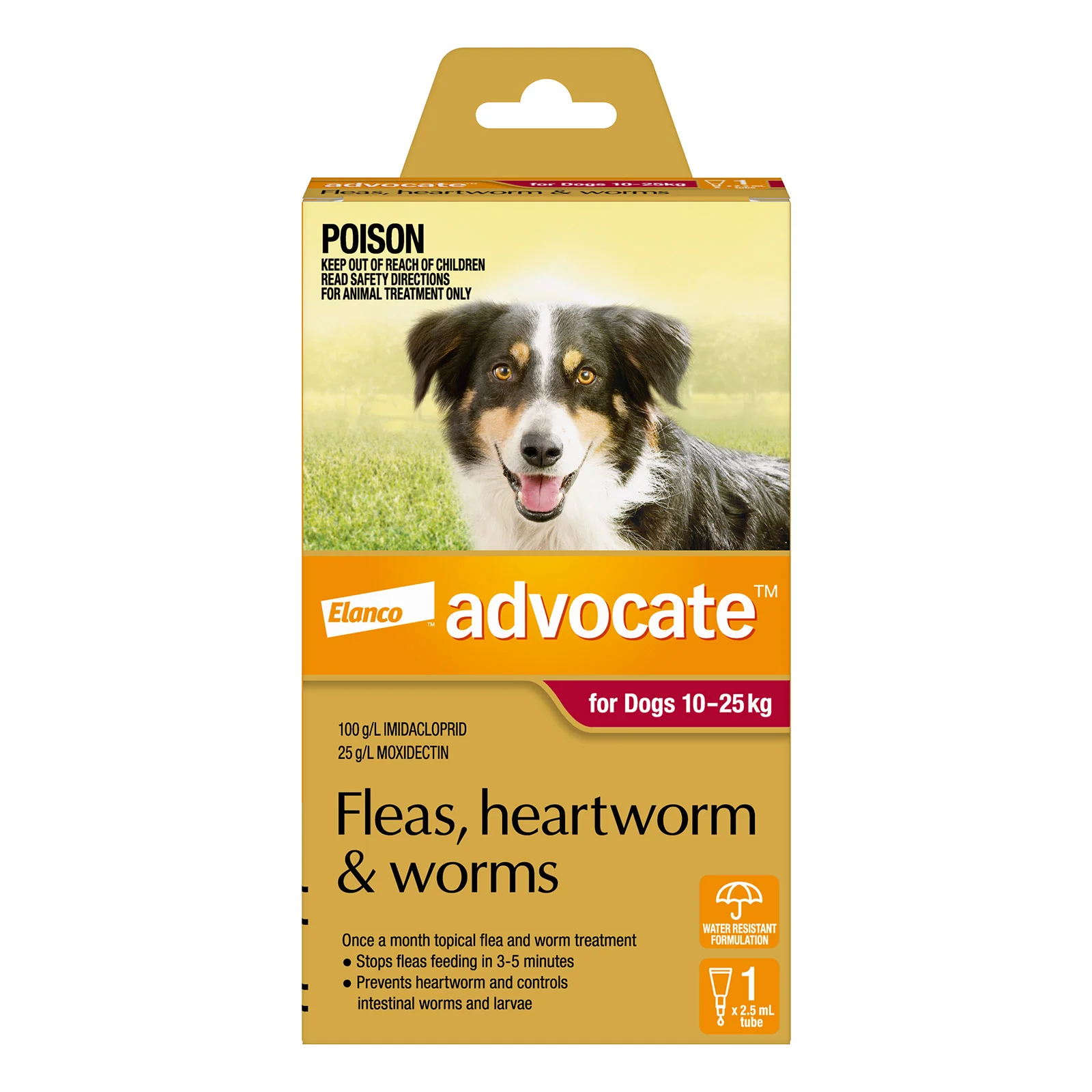 Bayer Advocate Dog 10-25kg (Large) [Siz:3's]