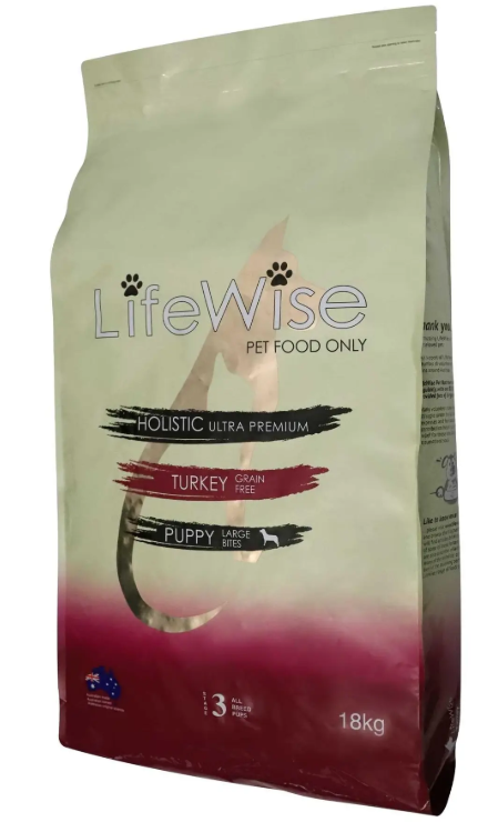 Lifewise Puppy Stage 3 18kg Grain Free Turkey-Lamb & Veg [Siz:18kg]