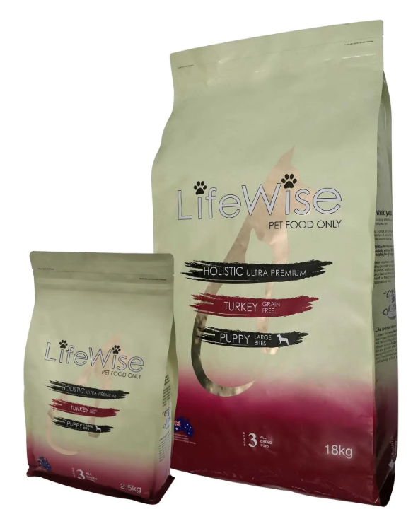 Lifewise Puppy Stage 3 18kg Grain Free Turkey-Lamb & Veg [Siz:18kg]