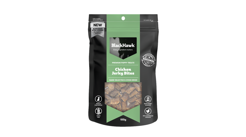BlackHawk Chicken Jerky Bites Puppy Dog Treats