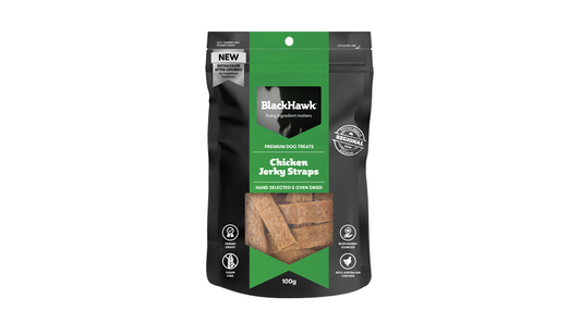 BlackHawk Chicken Jerky Straps Dog Treats 100gm