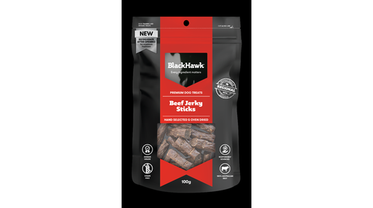 BlackHawk Beef Jerky Sticks Dog Treat 100gm