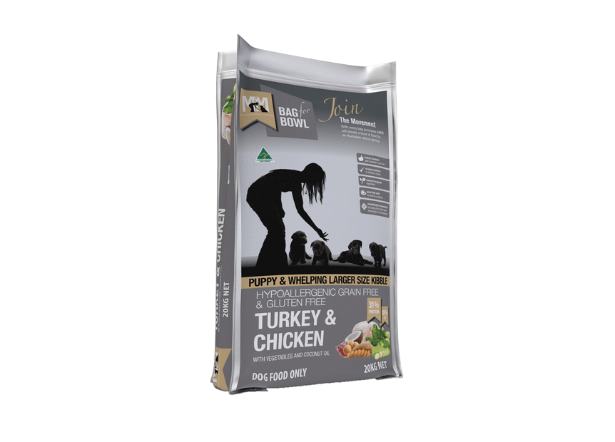 Meals For Mutts Large Breed Puppy Grain Free Turkey & Chicken [Siz:2.5kg]
