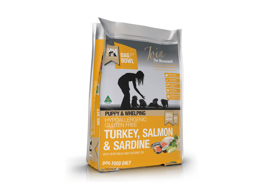 Meals For Mutts Puppy Turkey, Salmon & Sardine [Siz:2.5kg]