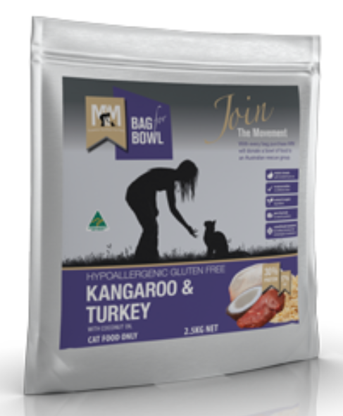 Meals For Mutts Cat Kangaroo & Turkey [Siz:2.5kg]