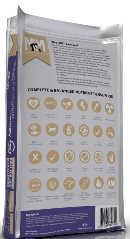 Meals For Mutts Cat Kangaroo & Turkey [Siz:20kg]