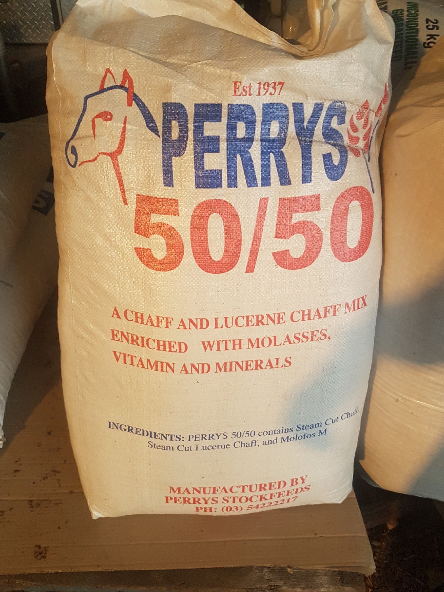 Perrys 50/50 Chaff with Molasses 20kg