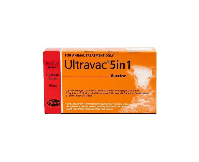 Zoetis Ultravac 5 in 1 [Siz:50ml]