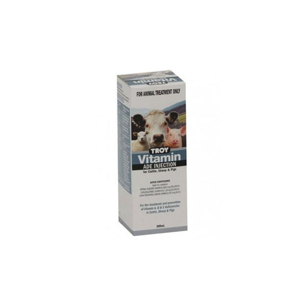 Troy Vitamin ADE Injection 500ml – Valley Feeds & General