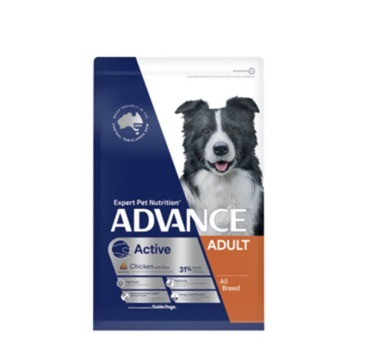 Advance Dog Adult Active All Breed Chicken and Rice [Siz:13kg]