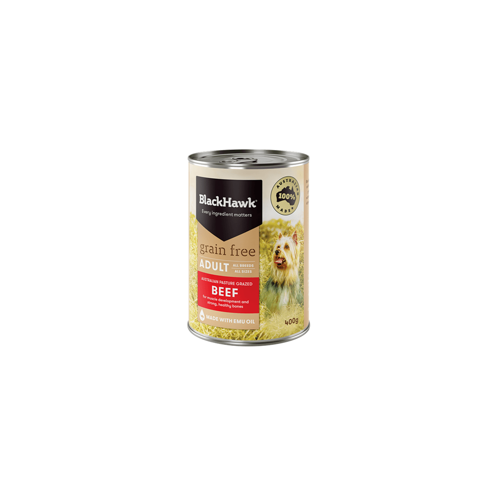 Blackhawk Dog Grainfree Cans 12 x 400g [Fla:Beef]