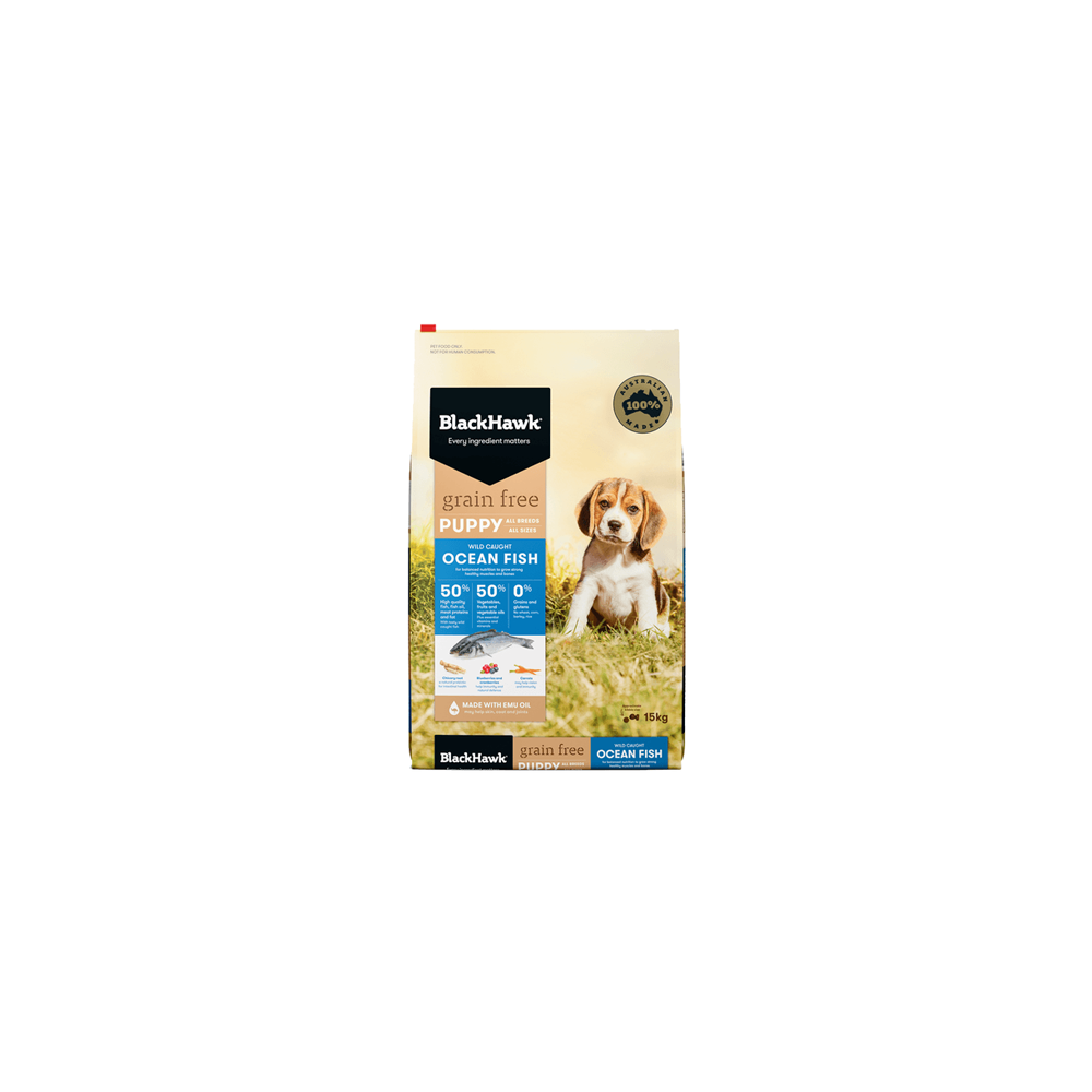 Blackhawk Puppy Grain Free Ocean Fish [Siz:15kg]