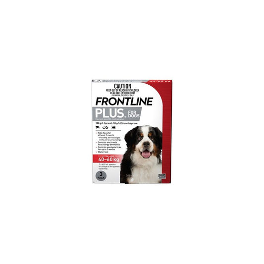 Frontline Plus Dog 40-60 XLge [Siz:6s]