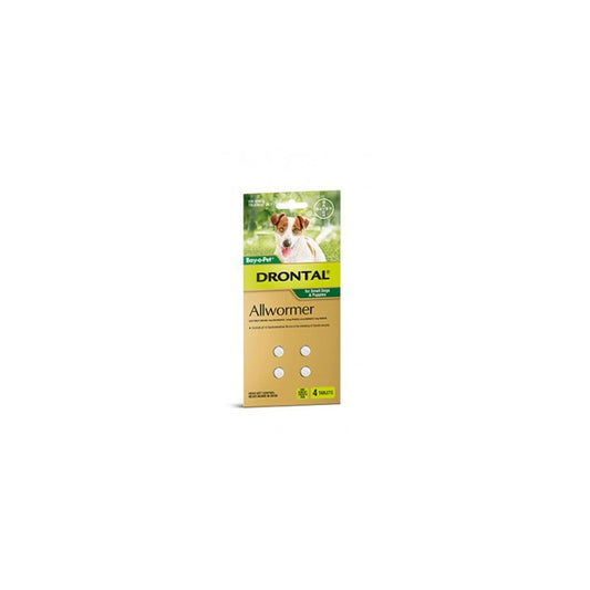 Bayer Drontal 4 Tab Small Dogs