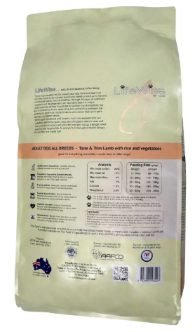 LifeWise Tone & Trim Lamb 2.5kg