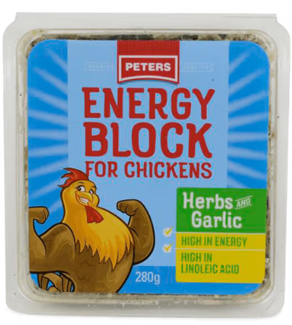 Peters Energy Block Herb and Garlic 280g   