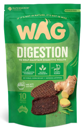 WAG Kangaroo Jerky Digestion 10pc 