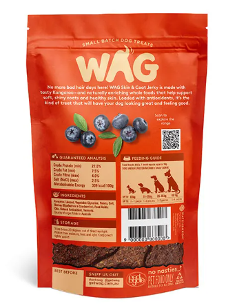 WAG Kangaroo Jerky and Coat 10pc  