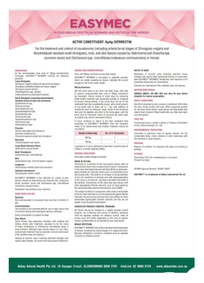 Abbey Labs Easymec 4 x 1.75g