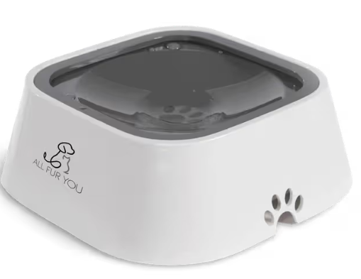 All Fur You Anti Splash Bowl Grey  