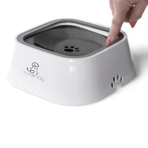 All Fur You Anti Splash Bowl Grey  